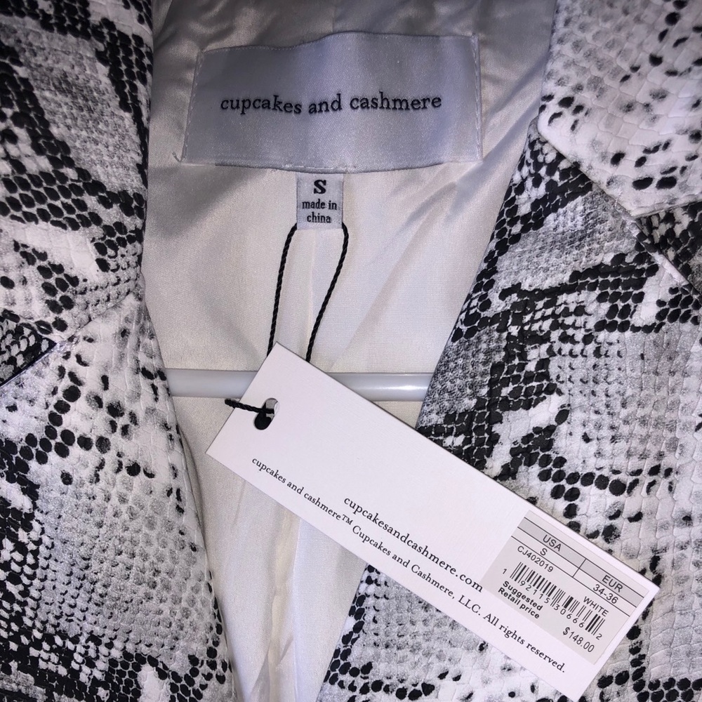 Nordstrom faux snakeskin jacket- new with tags